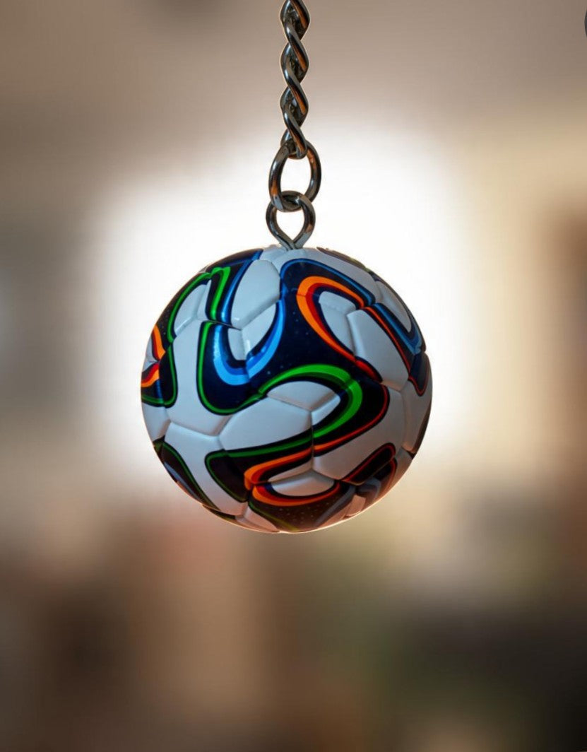 Llavero balón de fútbol brasil