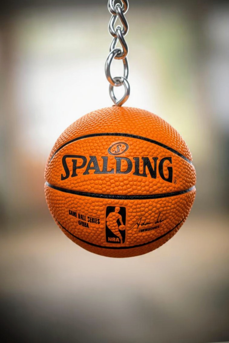 Llavero balón de Baloncesto Clásico