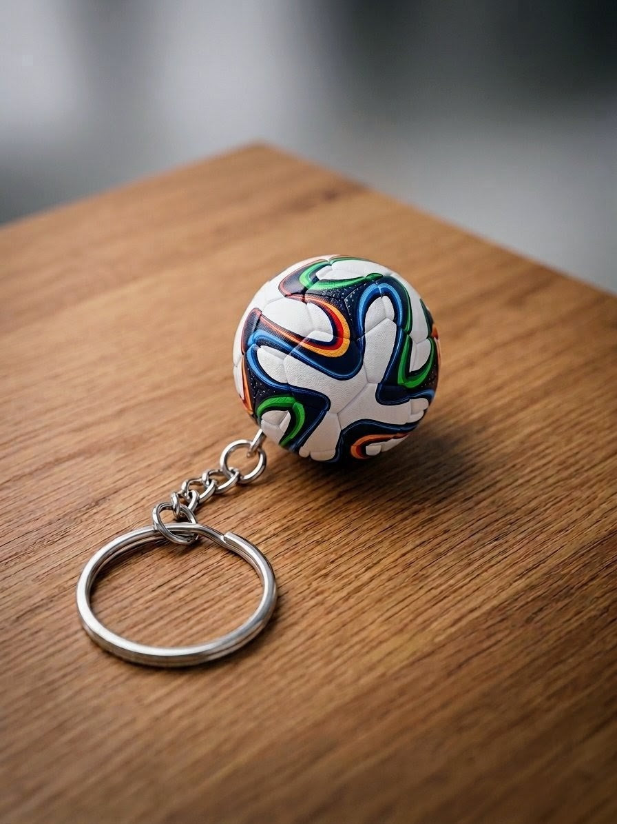 Llavero balón de fútbol brasil