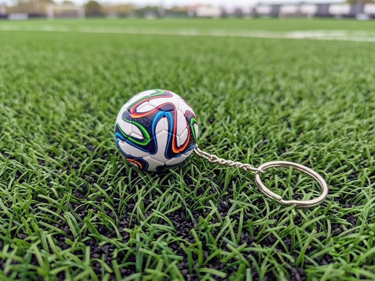 Llavero balón de fútbol brasil