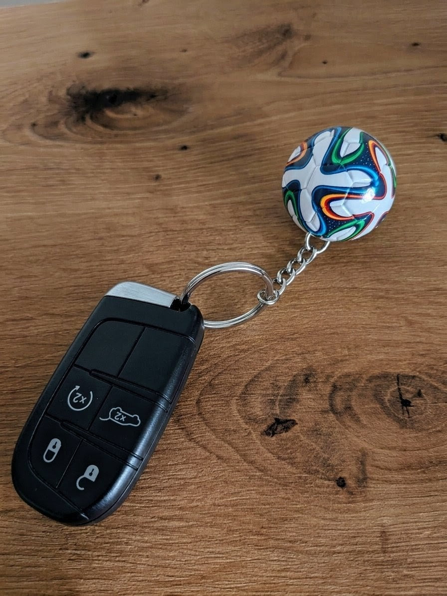 Llavero balón de fútbol brasil