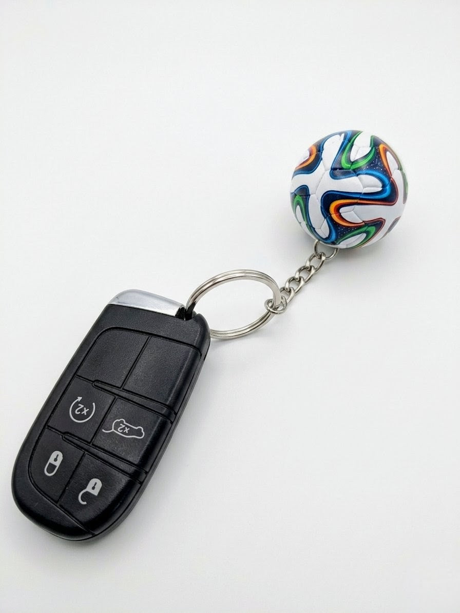 Llavero balón de fútbol brasil
