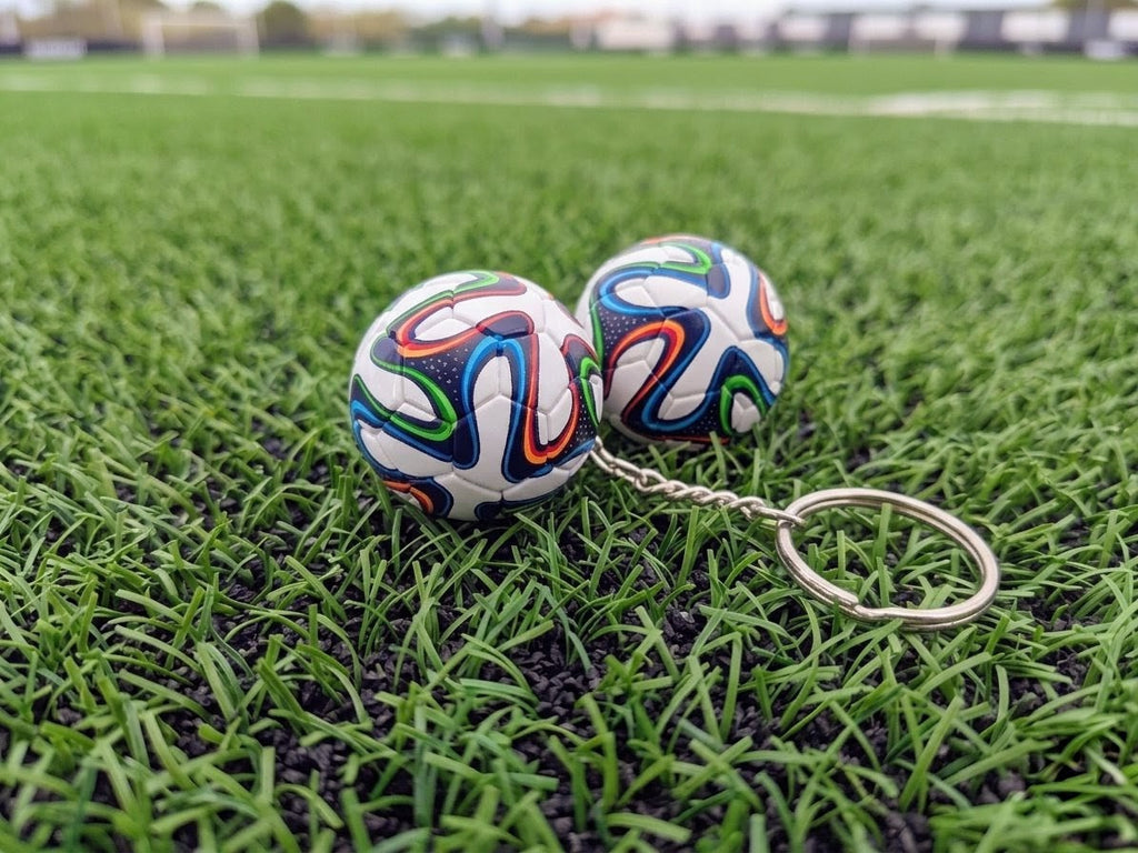 Llavero balón de fútbol brasil