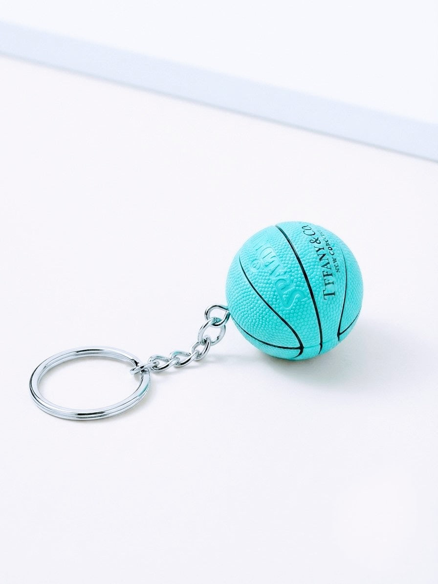 Llavero de baloncesto Azul & co