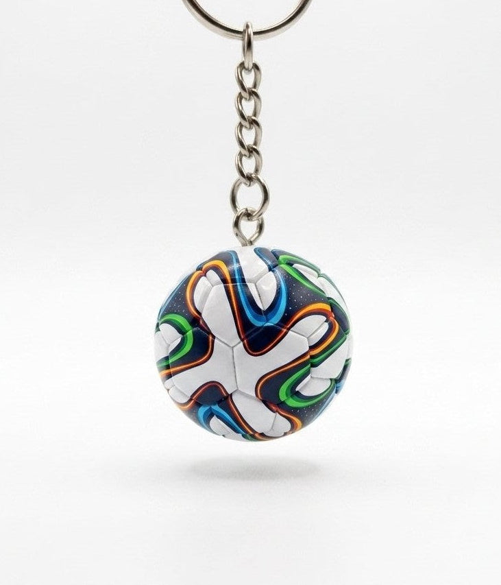 Llavero balón de fútbol brasil